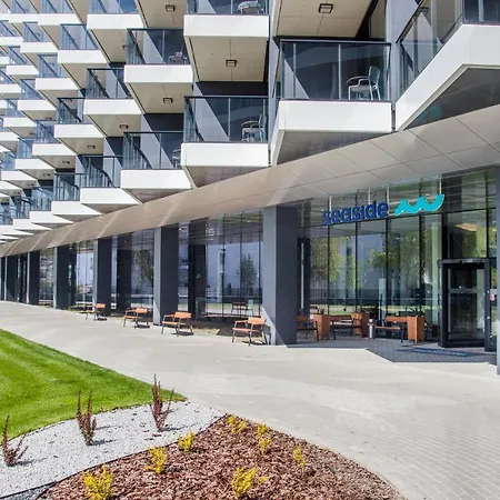 Apartman Al-dom Seaside Z Bocznym Widokiem Na Morze I Miejscem W Hali Garazowej Kołobrzeg