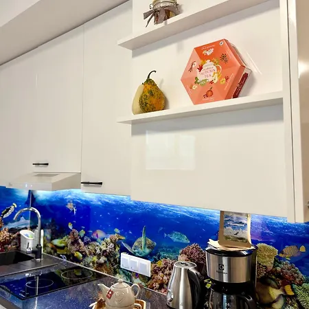 Al-dom Seaside Z Bocznym Widokiem Na Morze I Miejscem W Hali Garazowej Kołobrzeg