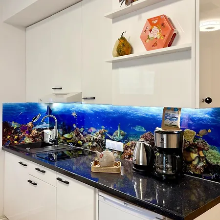 Apartman Al-dom Seaside Z Bocznym Widokiem Na Morze I Miejscem W Hali Garazowej *