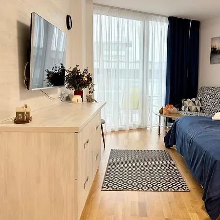 Apartman Al-dom Seaside Z Bocznym Widokiem Na Morze I Miejscem W Hali Garazowej *