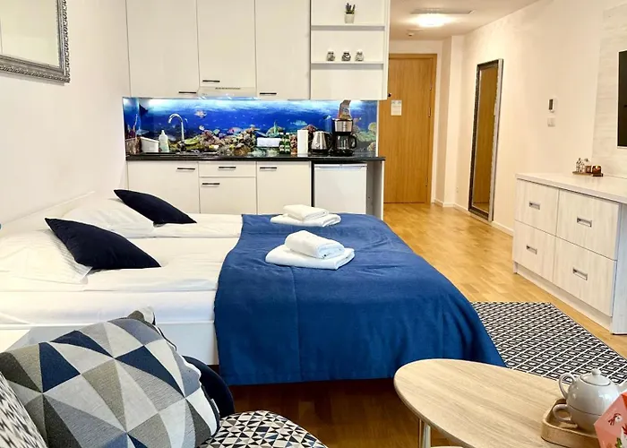 Al-dom Seaside Z Bocznym Widokiem Na Morze I Miejscem W Hali Garażowej * Kołobrzeg